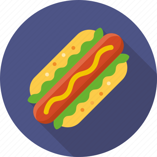 Eating, fast food, food, hot, hot dog icon - Download on Iconfinder