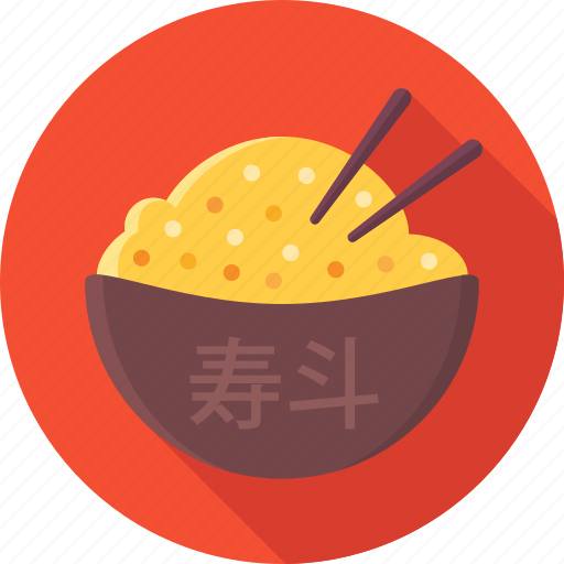 Asian, bowl, chopsticks, food, rice icon - Download on Iconfinder