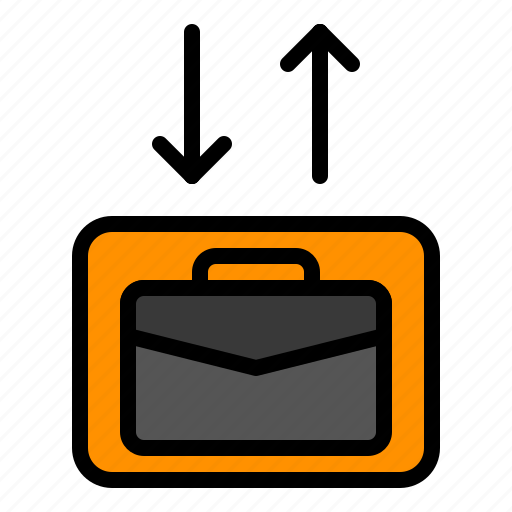 Bag, checkin, checkout, load in, load out, luguage icon - Download on Iconfinder