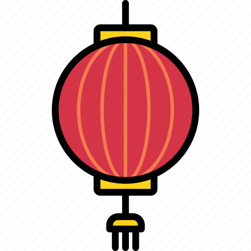Chinese, filled, lantern, new year icon - Download on Iconfinder