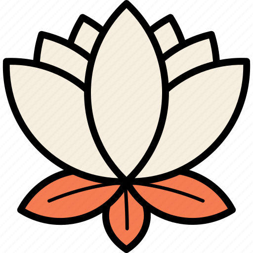 Chinese, filled, lotus, new year icon - Download on Iconfinder