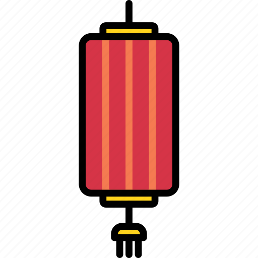 Chinese, filled, lantern, oriental, new year icon - Download on Iconfinder