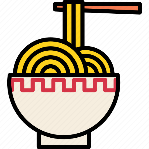 Chinese, filled, noodles, new year icon - Download on Iconfinder