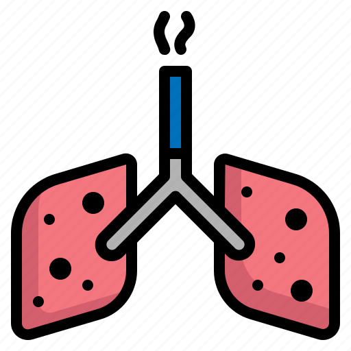 Cigarette, lung, destroyed, health, healthcare, disease icon - Download on Iconfinder