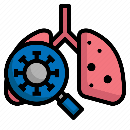 Magnifying, virus, health, lung, check, disease, healthcare icon - Download on Iconfinder