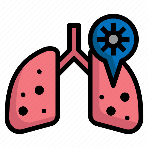 Find, virus, test, lung, disease icon - Download on Iconfinder