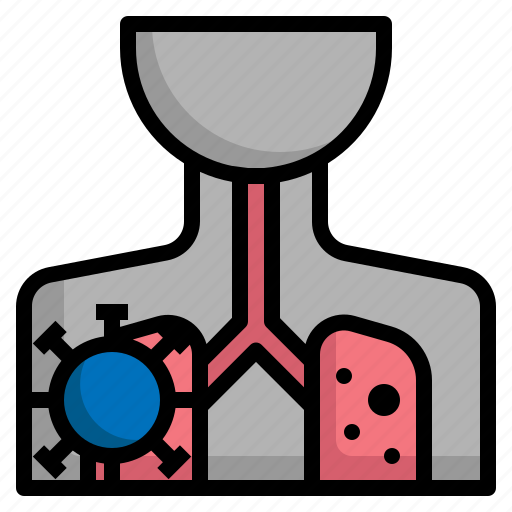 Flu, check, human, lung, disease icon - Download on Iconfinder