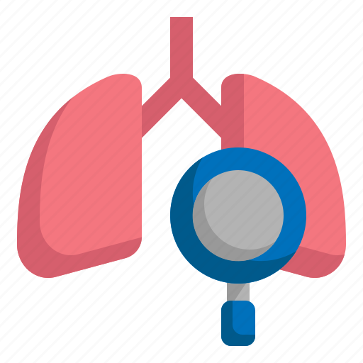 Lung, search, scan, health, magnifier, healthcare icon - Download on Iconfinder