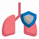shield, care, lung, protect, healthcare