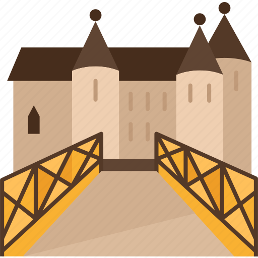 Luxembourg, bourglinster, castle, architecture, attraction icon - Download on Iconfinder