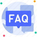 faq, question, ask, answer, bubble chat, customer service, call center, customer care, help support