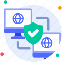computer network, internet, shield, server, connection, cyber security, network protection, secure