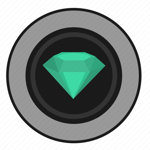 Brilliant, diamond, luxury, present, round, stone icon - Download on Iconfinder