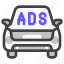 advertisement, marketing, advertising, promotion, ad, car ads, car, vehicle, transport 