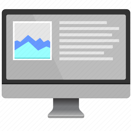 Economic, graphic, mac, report, screen, seo, statistics icon - Download on Iconfinder
