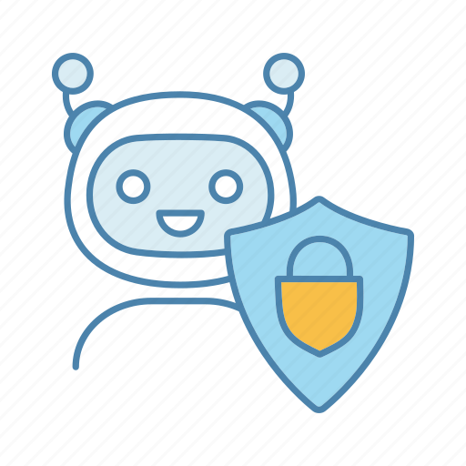 Chat, chatbot, padlock, protection, safeguard, secure, shield icon - Download on Iconfinder