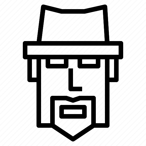 Beard, mafia, man, mustache, old icon - Download on Iconfinder
