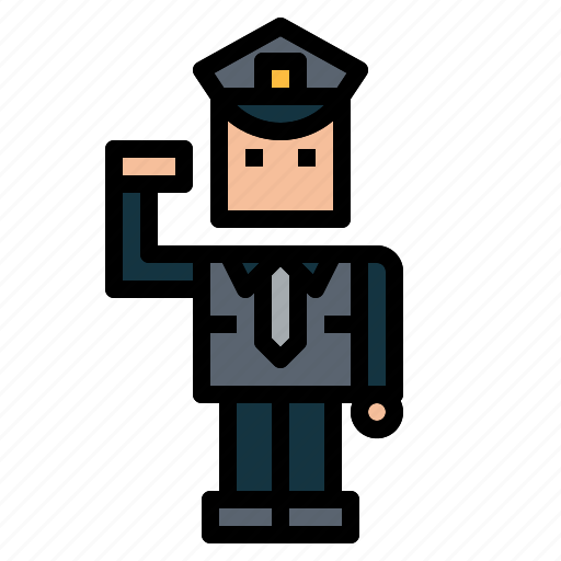 Job, occupation, police, policeman icon - Download on Iconfinder