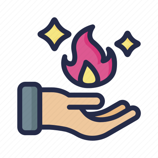 Fantasy, fire, flame, show, magic icon - Download on Iconfinder