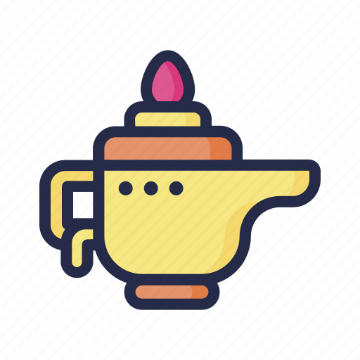 Fantasy, genie, lamp, magic, wishes icon - Download on Iconfinder