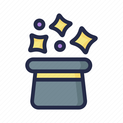 Hat, imagination, magic, solutions, show icon - Download on Iconfinder