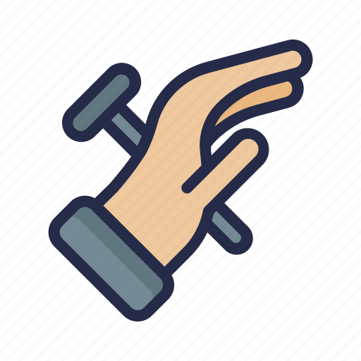 Needle, hand, magic, show, trick icon - Download on Iconfinder