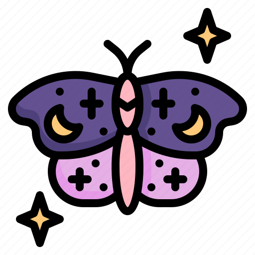 Butterfly, celestial, magic, boho, magical, mystic icon - Download on Iconfinder