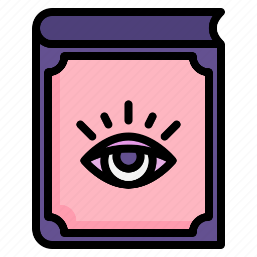 Magic, book, evil, eye, spells icon - Download on Iconfinder