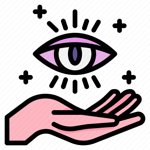Evil, eye, hand, magic, witch icon - Download on Iconfinder