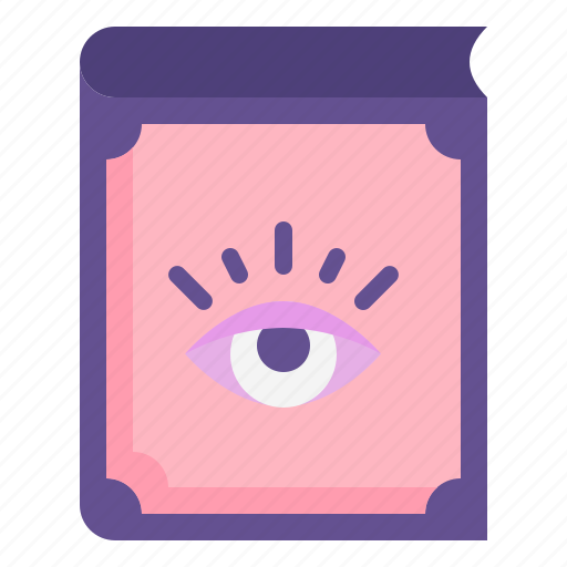 Magic, book, evil, eye, spells, watch icon - Download on Iconfinder