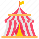 circus, tent, big, top, stadium, horse, show