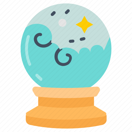 Magic, ball, crystal, magical, globe, sphere, glass icon - Download on Iconfinder