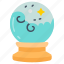 magic, ball, crystal, magical, globe, sphere, glass 