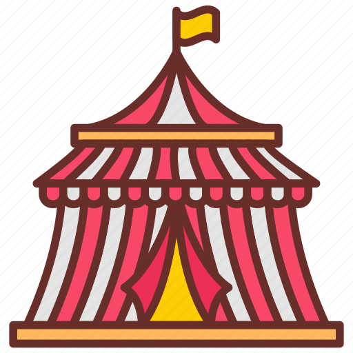 Circus, tent, big, top, stadium, horse, show icon - Download on Iconfinder