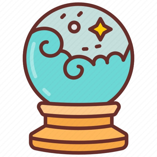 Magic, ball, crystal, magical, globe, sphere, glass icon - Download on Iconfinder