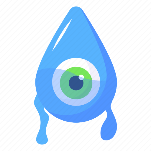 Dripping eye, bloody eye, creepy eye, eye tears, watery eyes icon - Download on Iconfinder