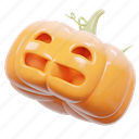 pumpkin, lantern, halloween, orange, decoration, scary, spooky, horror