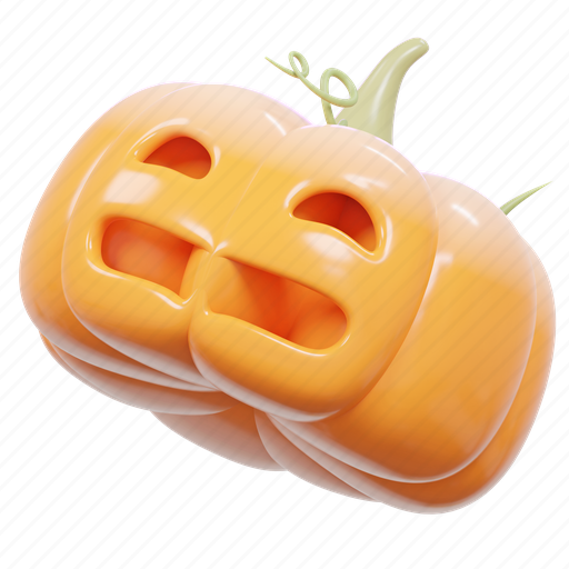 Pumpkin, lantern, halloween, orange, decoration, scary, spooky icon - Download on Iconfinder