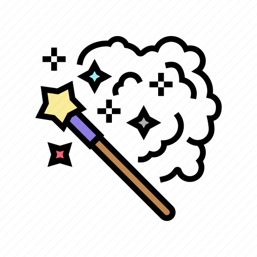 Wand, magic, performing, accessories, rabbit, hat icon - Download on Iconfinder