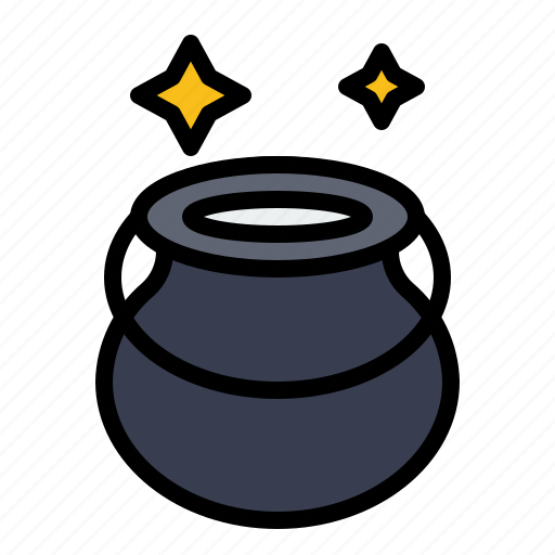 Boiling, cauldron, kettle, magic, pot, witch icon - Download on Iconfinder