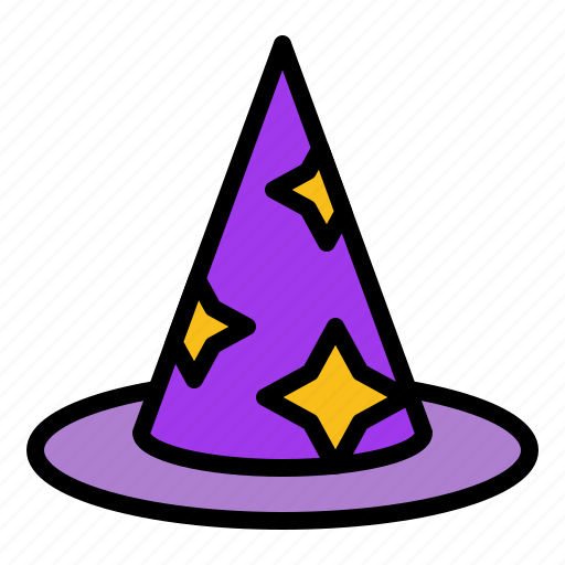 Fashion, hat, magic, magiciam, witch, witch hat, wizard icon - Download on Iconfinder