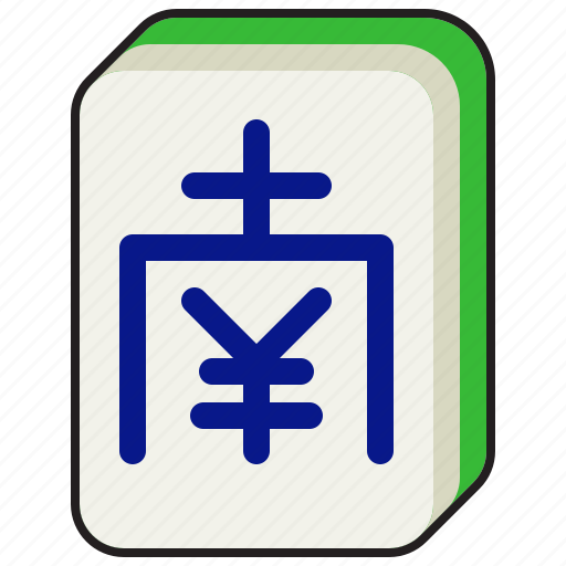 Gambling, luck, mahjong, majiang, sounthen icon - Download on Iconfinder