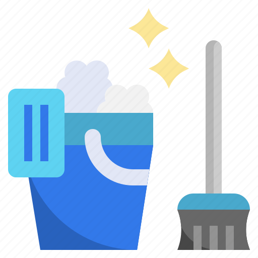 Bucket, furniture, household, housekeeping, cleaning, tools, mop icon - Download on Iconfinder