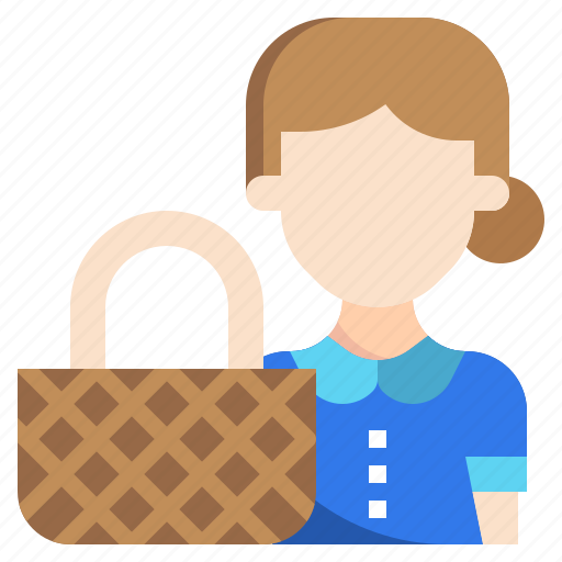 Shopping, customer, bag, client, woman, people icon - Download on Iconfinder