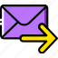 envelope, letter, mail, message, send 