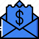 bill, envelope, letter, mail, message