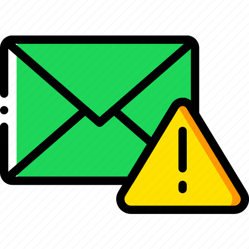 Envelope, letter, mail, message, warning icon - Download on Iconfinder
