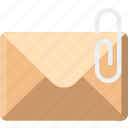 attache, envelope, letter, mail, message