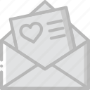 envelope, letter, love, mail, message