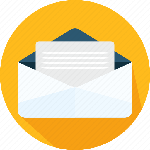 Email, envelope, letter, mail, message, note, yellow icon - Download on Iconfinder